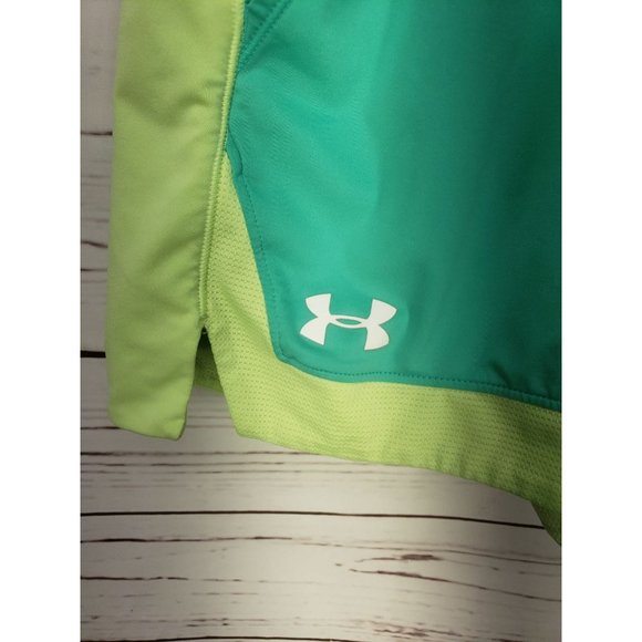 Under Armour Size M(10-12) Girls Blue Active Performance Loose Track Shorts - Picture 6 of 7